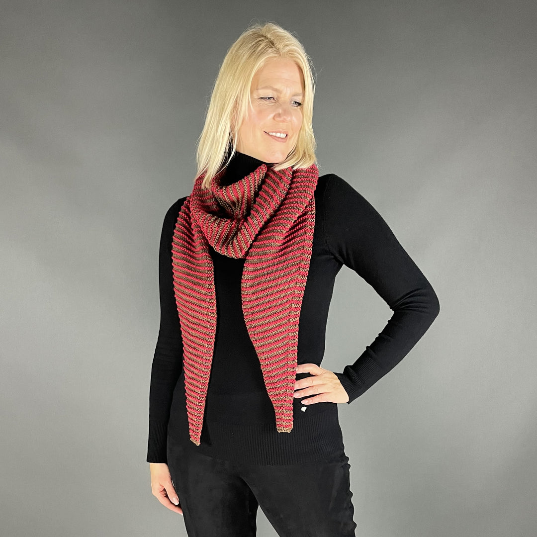 PREORDER Lola Illusion Knitted Scarf - Rudi 8ply