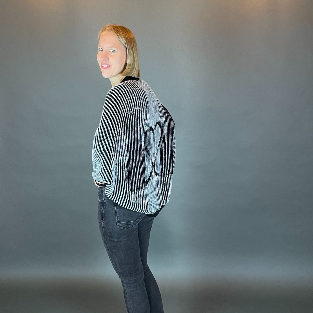 AVAILABLE NOW Lola Illusion Knitted Soul Warmer Loving Cats - 8ply