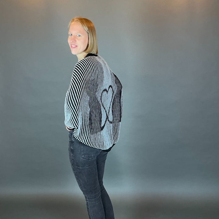 AVAILABLE NOW Lola Illusion Knitted Soul Warmer Loving Cats - 8ply