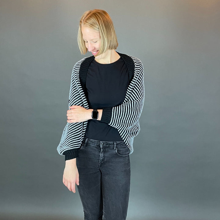 AVAILABLE NOW Lola Illusion Knitted Soul Warmer Loving Cats - 8ply