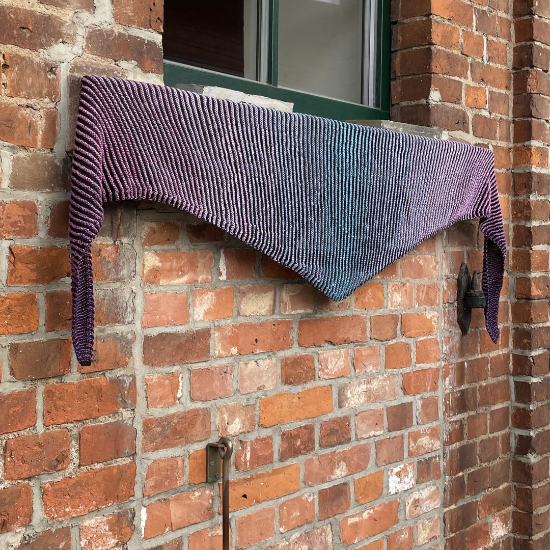 AVAILABLE NOW Lola Illusion Knitted Scarf Night Owls - 4ply