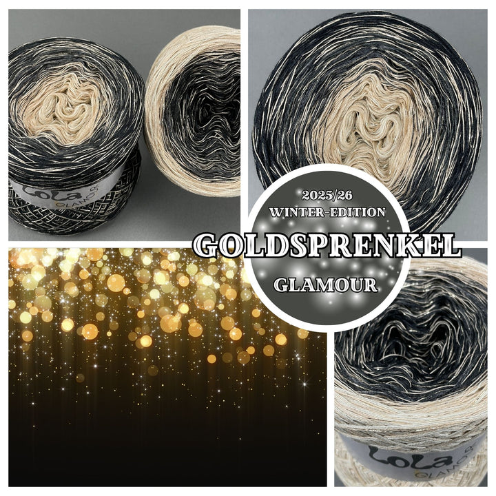 NEW!! Lola Glamour Christmas 2025 - Gold Sprinkles with GLITTER Thread