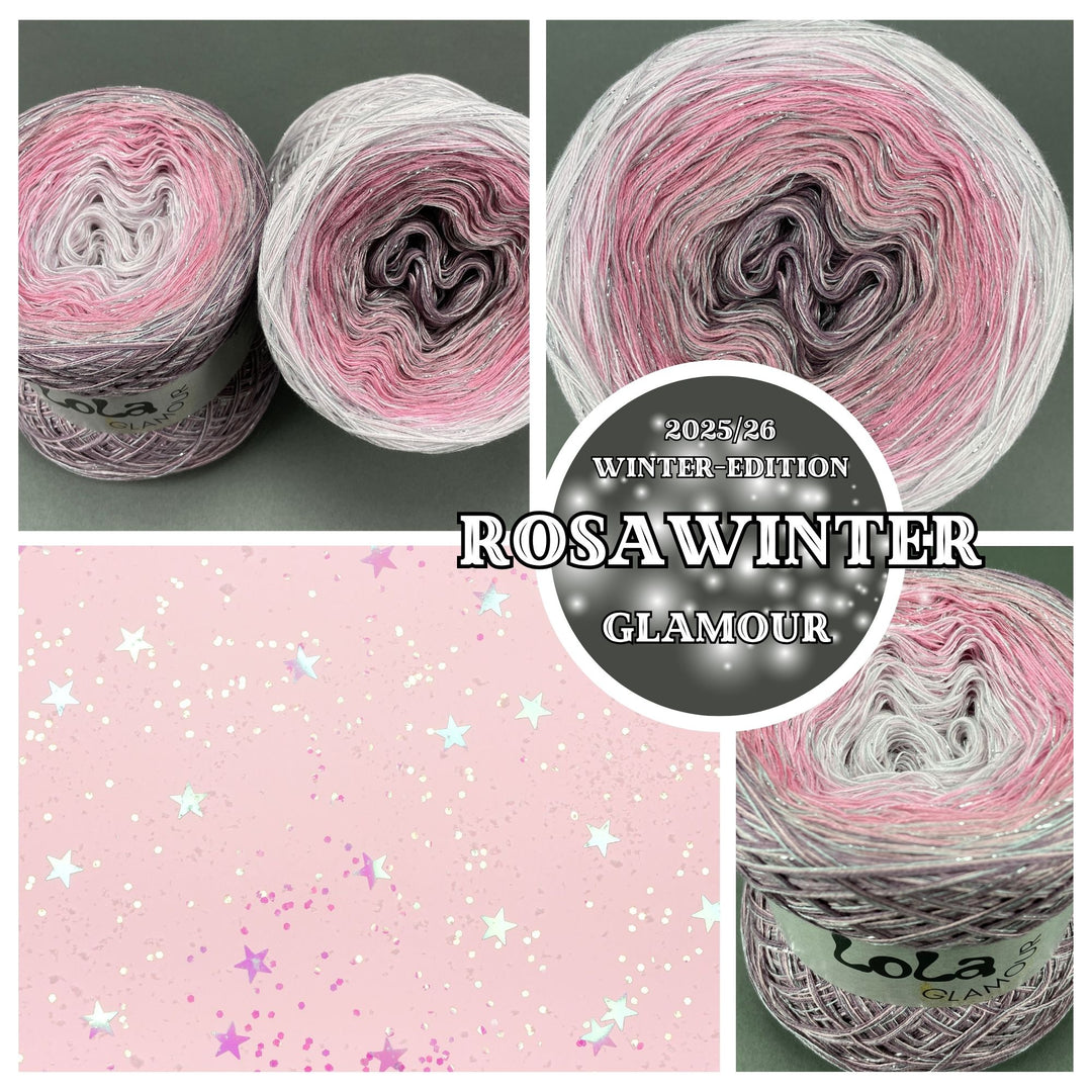 NEW!! Lola Glamour Christmas 2025 - Rosa Winter with GLITTER Thread
