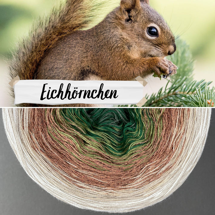 Lola Christmas 2024/25 Macarons GLITTER Squirrel - LIMITED EDITION