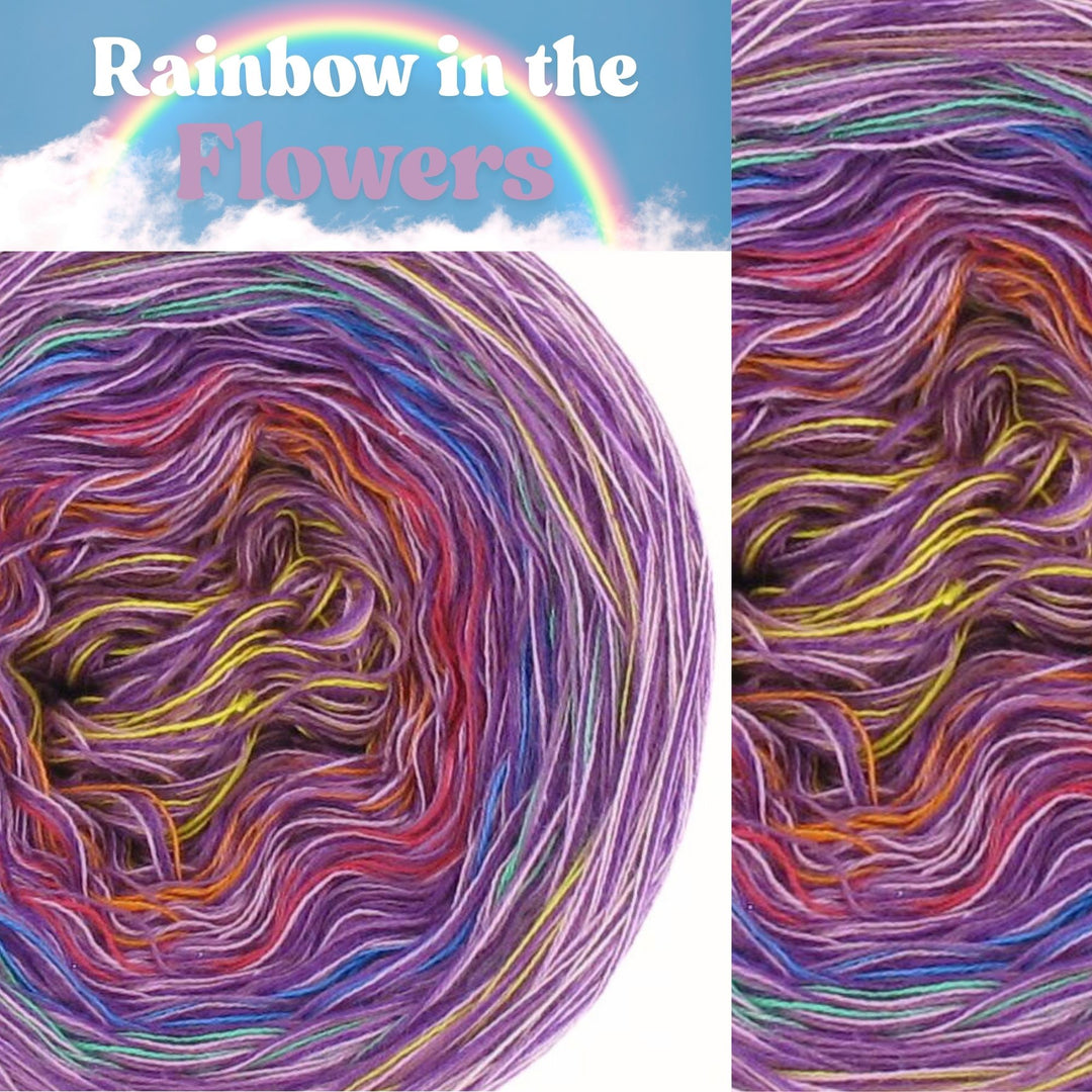 Lola Rainbow in the Flowers