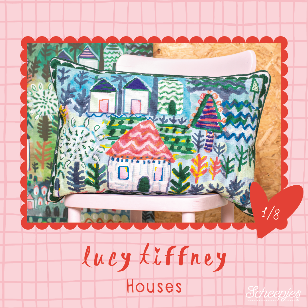 Scheepjes Lucy Tiffney Tapestry Kit - Little Houses