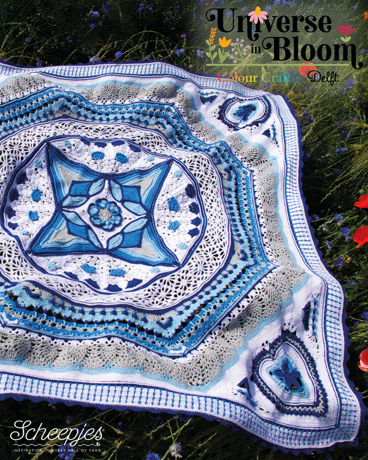 SOLD OUT!! Scheepjes CAL 2025 - Universe In Bloom - Designed by Dedri Uys - COLOUR CRAFTER