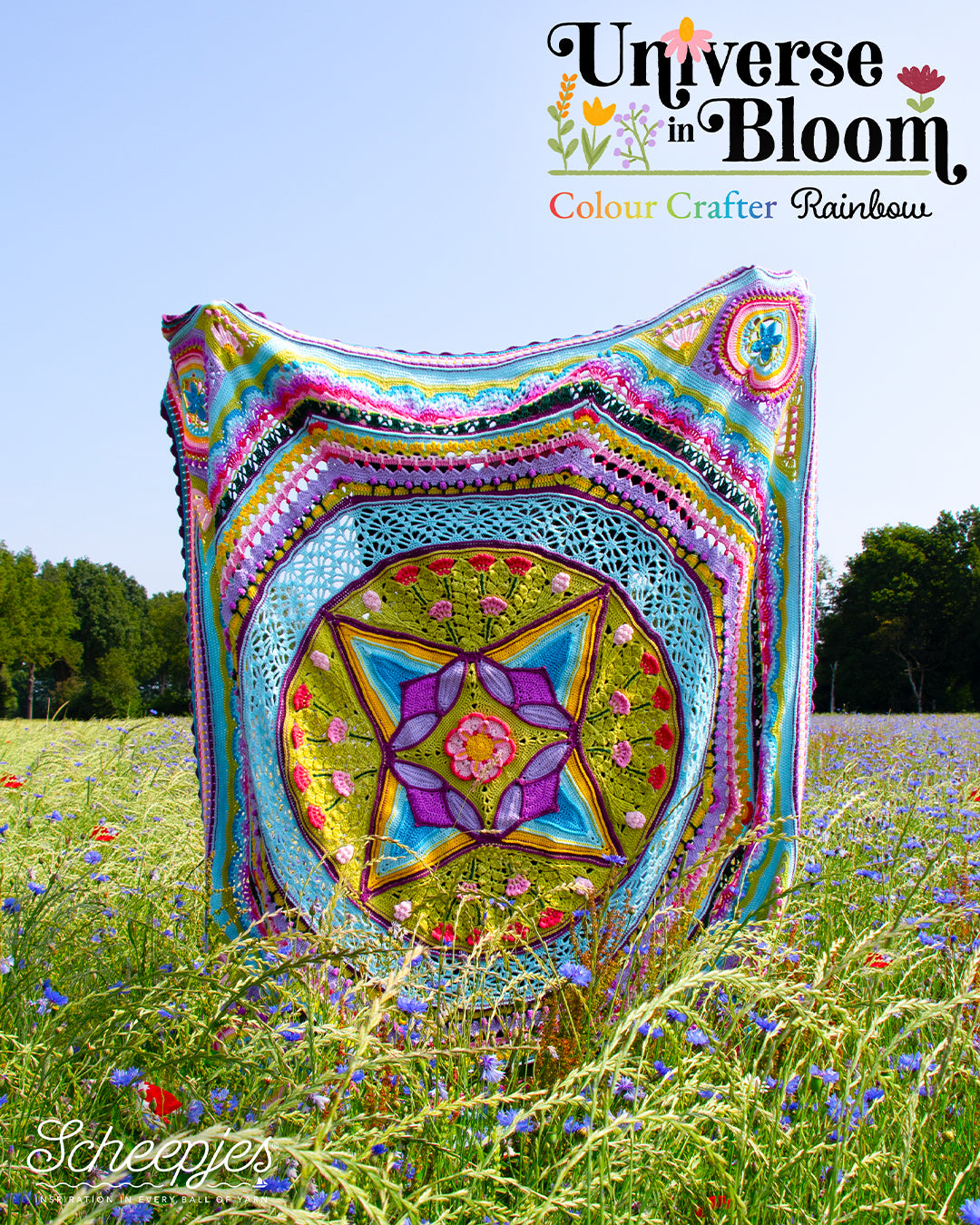 SOLD OUT!! Scheepjes CAL 2025 - Universe In Bloom - Designed by Dedri Uys - COLOUR CRAFTER