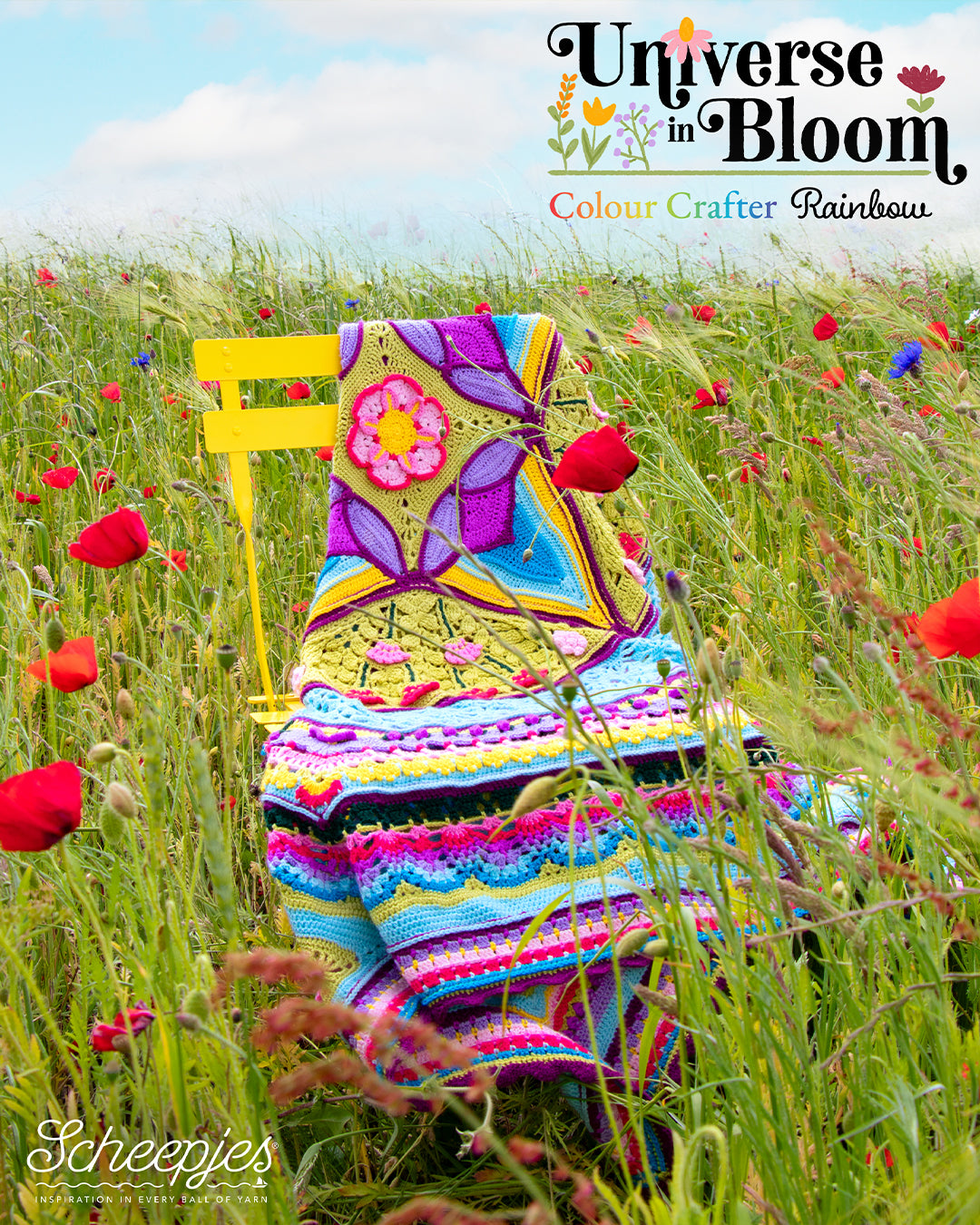 SOLD OUT!! Scheepjes CAL 2025 - Universe In Bloom - Designed by Dedri Uys - COLOUR CRAFTER