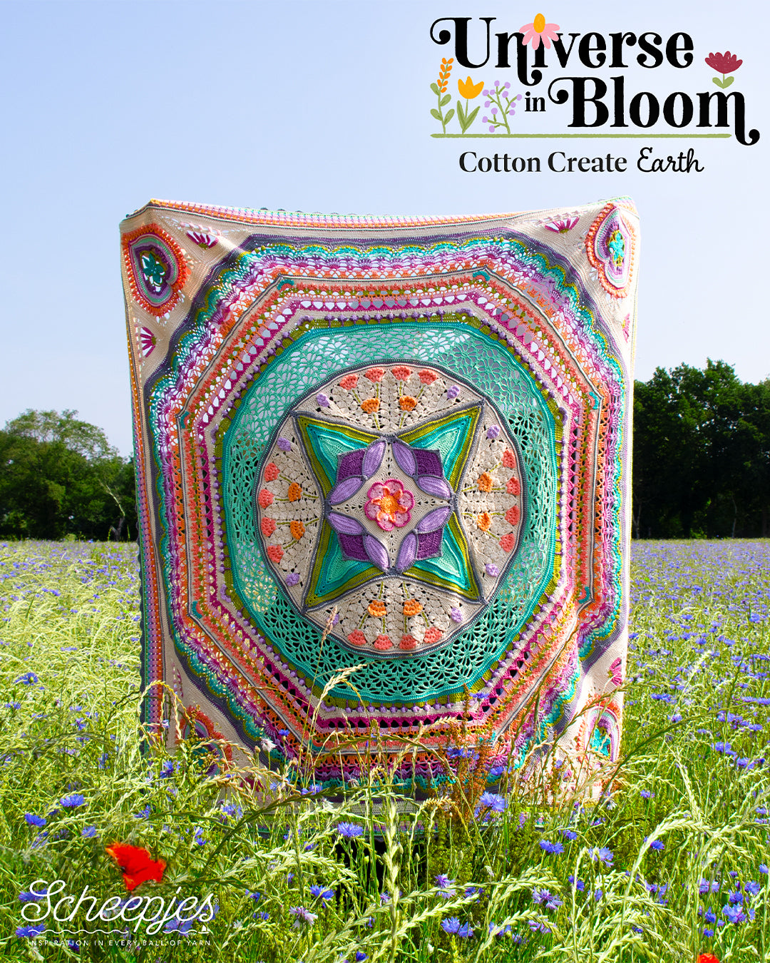 SOLD OUT!! Scheepjes CAL 2025 - Universe In Bloom - Designed by Dedri Uys - COTTON CREATE NO RESTOCKS!!
