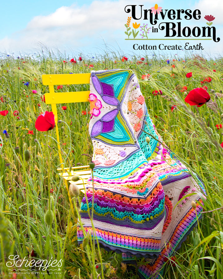 SOLD OUT!! Scheepjes CAL 2025 - Universe In Bloom - Designed by Dedri Uys - COTTON CREATE NO RESTOCKS!!