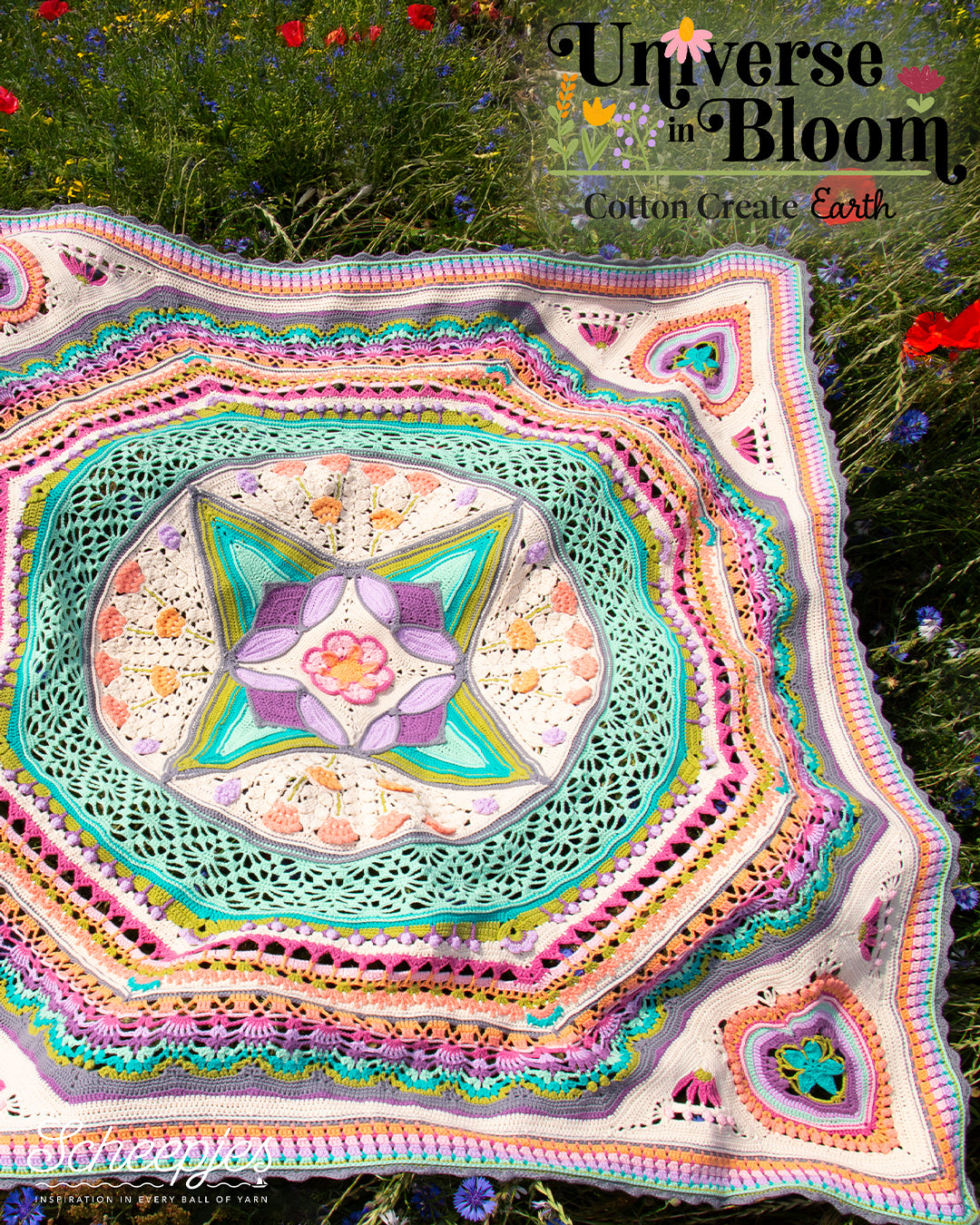 SOLD OUT!! Scheepjes CAL 2025 - Universe In Bloom - Designed by Dedri Uys - COTTON CREATE NO RESTOCKS!!