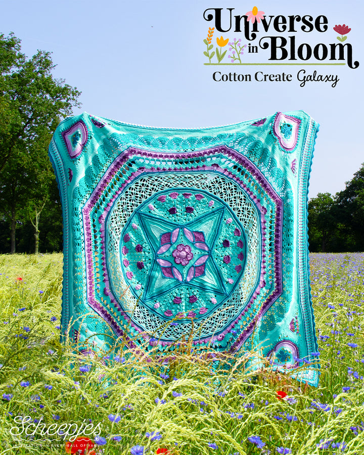 SOLD OUT!! Scheepjes CAL 2025 - Universe In Bloom - Designed by Dedri Uys - COTTON CREATE NO RESTOCKS!!