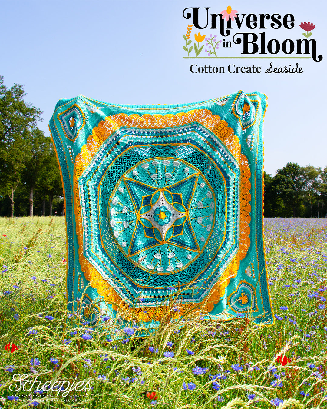 SOLD OUT!! Scheepjes CAL 2025 - Universe In Bloom - Designed by Dedri Uys - COTTON CREATE NO RESTOCKS!!