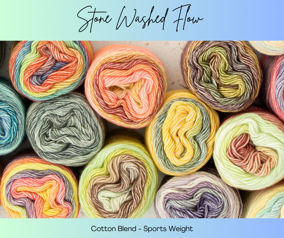 NEW!! Scheepjes Stone Washed Flow Sports Weight