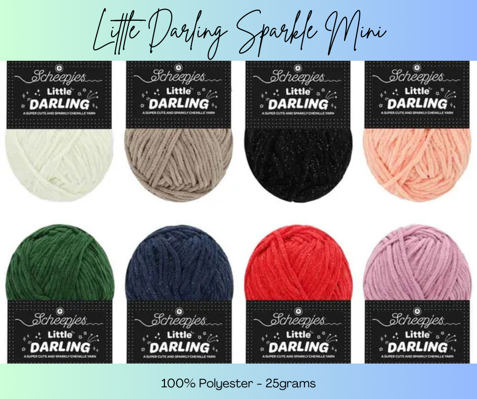 Scheepjes Little Darling Sparkle Colour Pack 8 x 25gm
