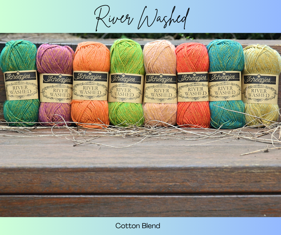 Grab 10 - Get 15% Discount Scheepjes River Washed | PREORDER