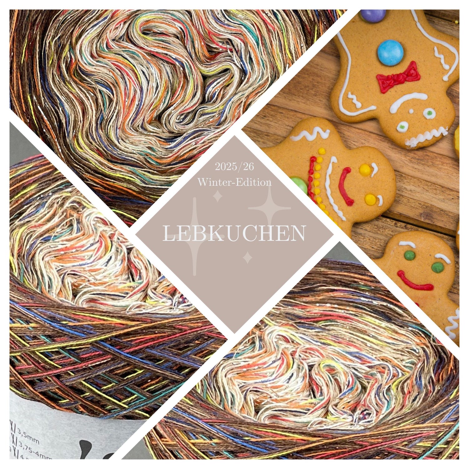 NEW!! Lola Christmas GINGERBREAD with GLITTER