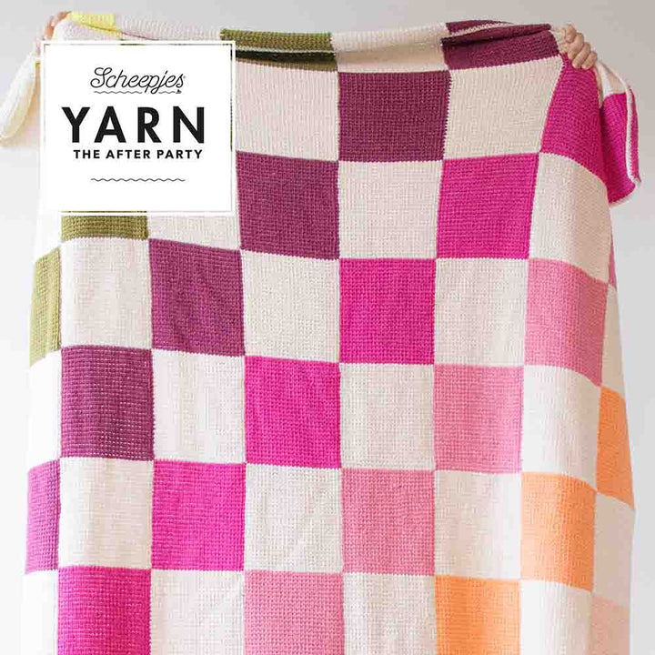 YARN The After Party no. 68 Tunisian Tiles Blanket by Marjan Gouda