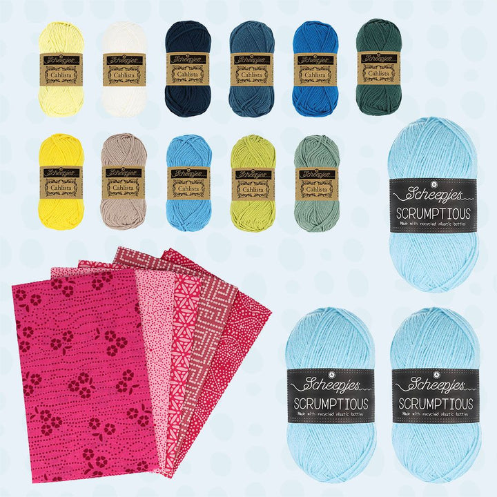 Scheepjes CKAL Blue Tit Cushion Kit - AVAILABLE NOW