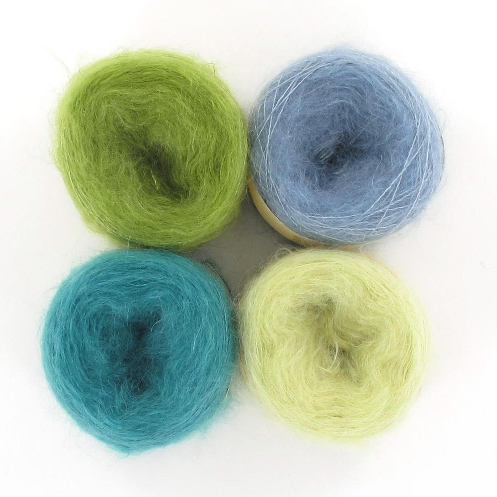 Diva Mohair Prism Set Green