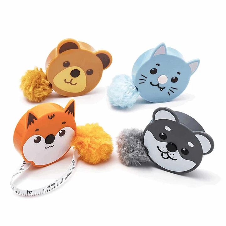 Fluffy Tape Measure - Cute Animals