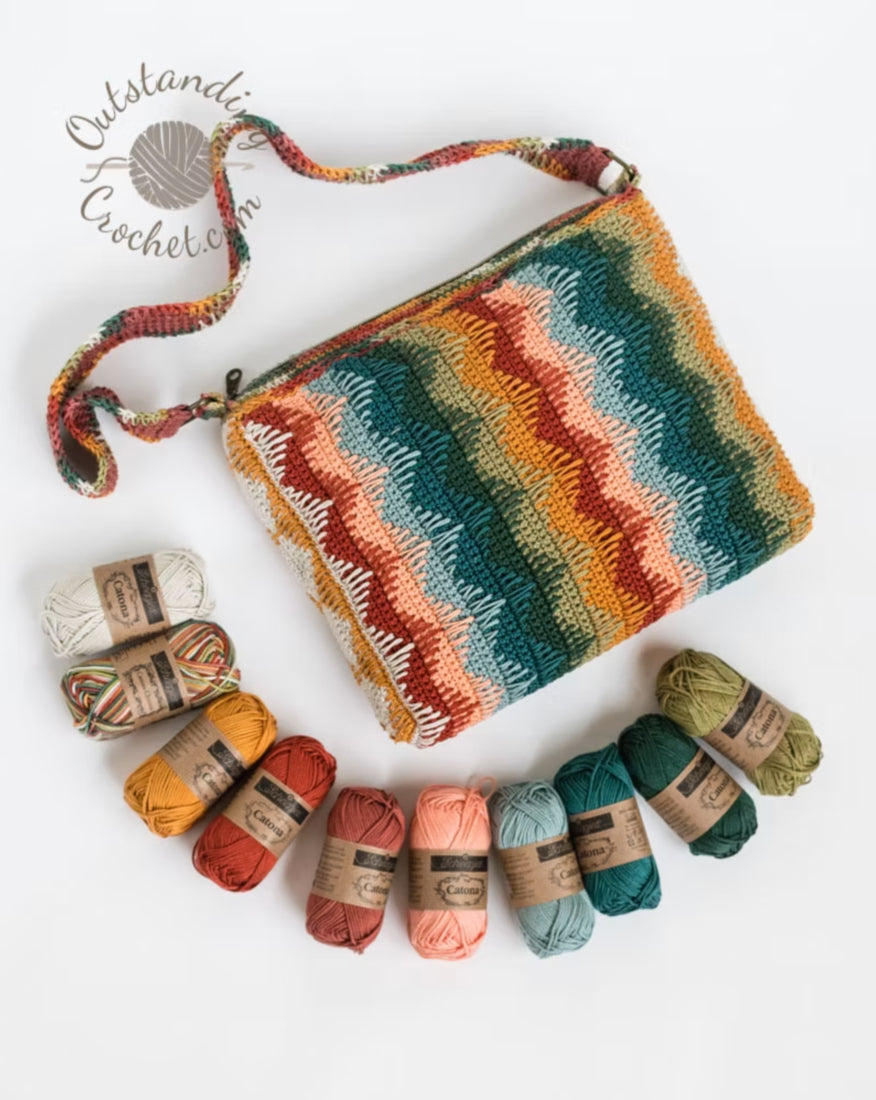 Patcha Crochet Bag designed by Natalia Kononova