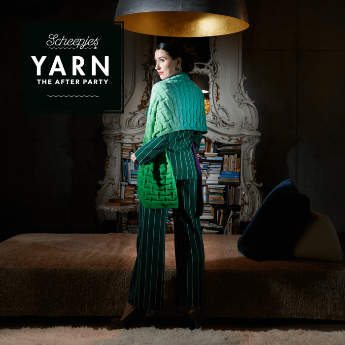 YARN The After Party no. 51 Book Lovers Wrap by Margje Enting