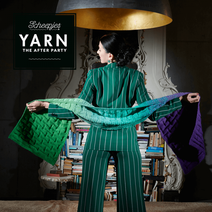 YARN The After Party no. 51 Book Lovers Wrap by Margje Enting