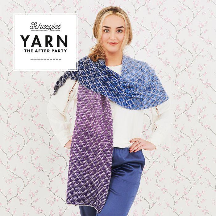 Lavender Trellis Wrap Yarn Pack by Margje Enting
