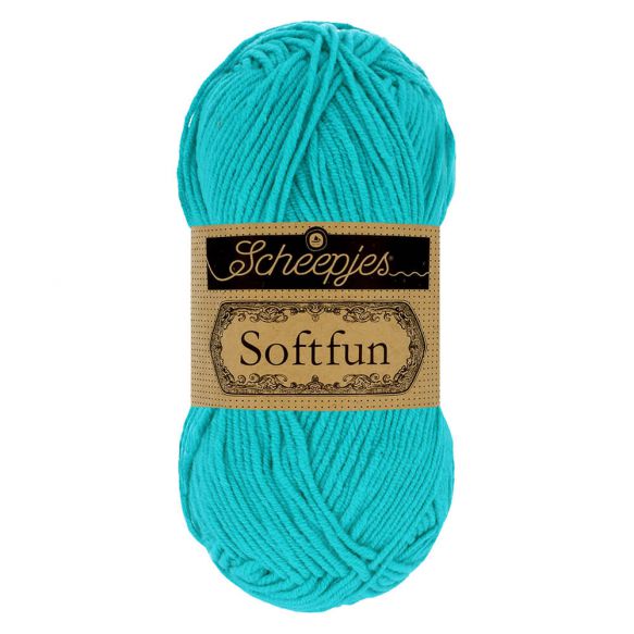 Scheepjes Soft Fun 2423 Bright Turquoise