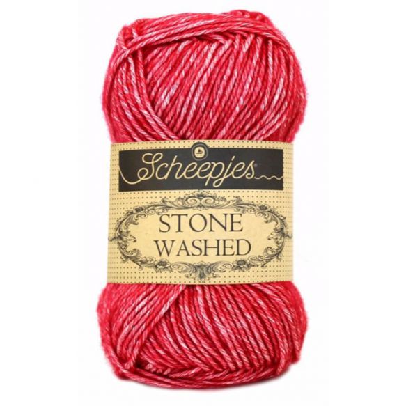 Scheepjes Stone Washed 807 Red Jasper