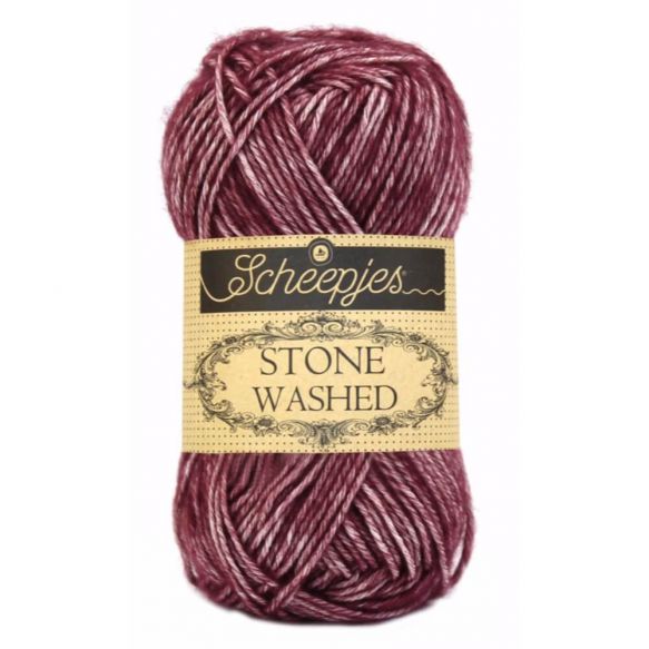 Scheepjes Stone Washed 810 Garnet