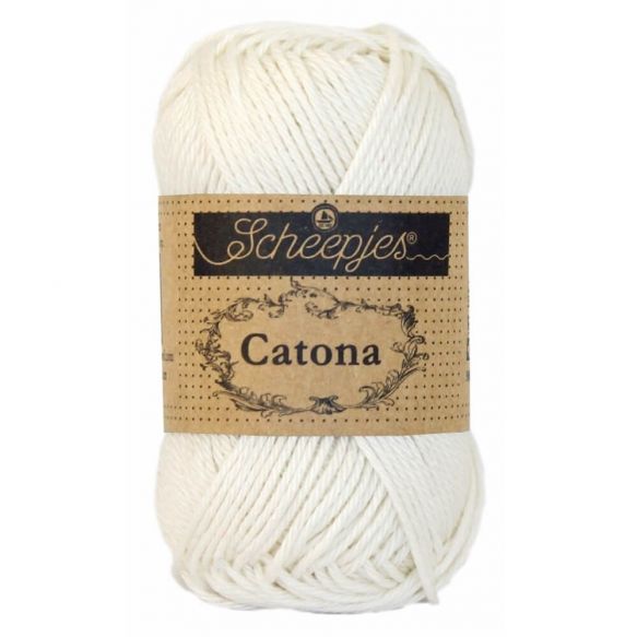 Scheepjes Catona 50gm - 105 Bridal White