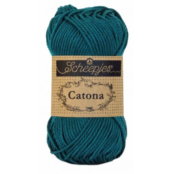 Scheepjes Catona 50gm - 401 Dark Teal