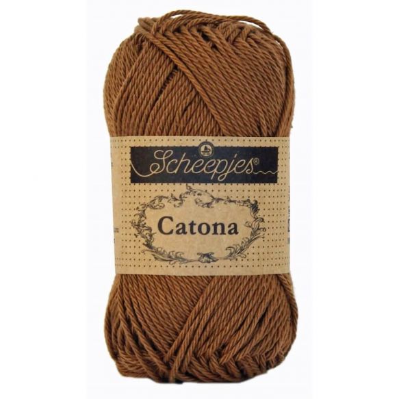 Scheepjes Catona 50gm - 157 Root Beer