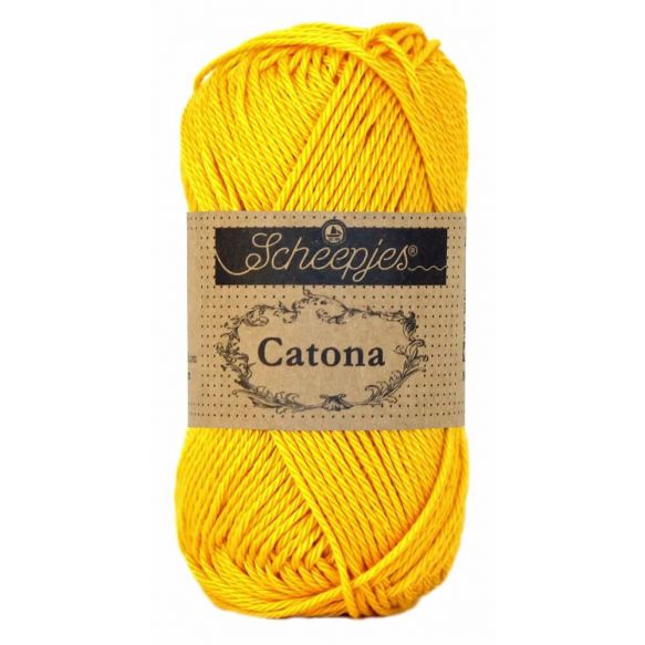 Scheepjes Catona 50gm - 208 Yellow Gold