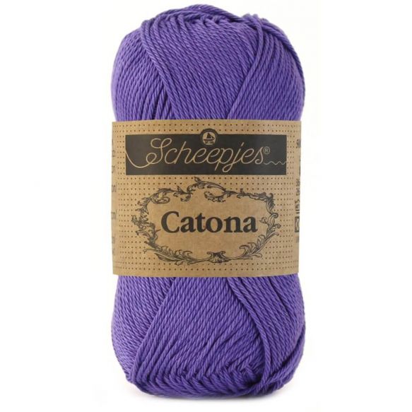 Scheepjes Catona 50gm - 508 Deep Amethyst