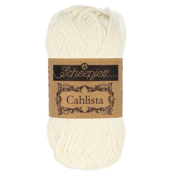 Scheepjes CAHLISTA 50gm 105 Bridal White