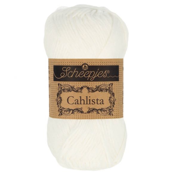 Scheepjes CAHLISTA 50gm 106 Snow White