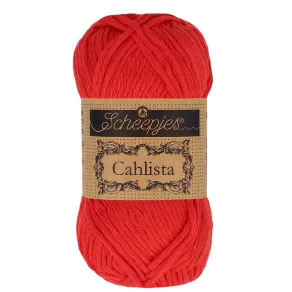 Scheepjes CAHLISTA 50gm 115 Hot Red