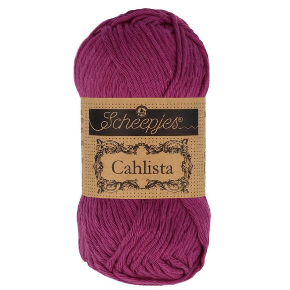 Scheepjes CAHLISTA 50gm 128 Tyrian Purple