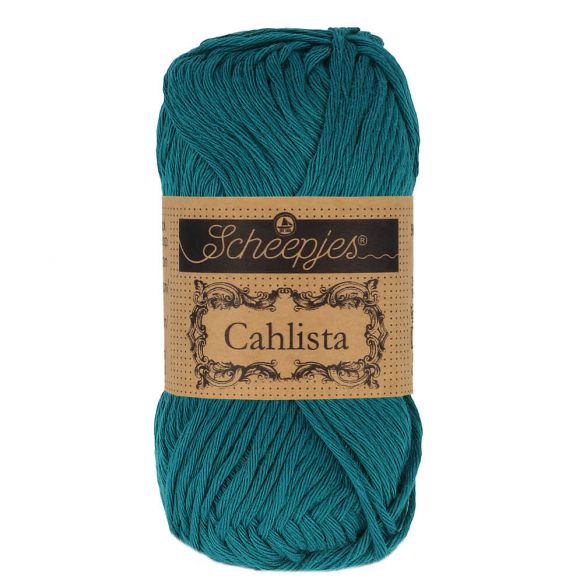 Scheepjes CAHLISTA 50gm 401 Dark Teal