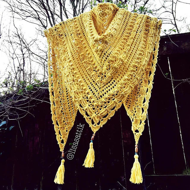 POPULAR!! Lost In Time Shawl Yarn Pack by Johanna Lindahl