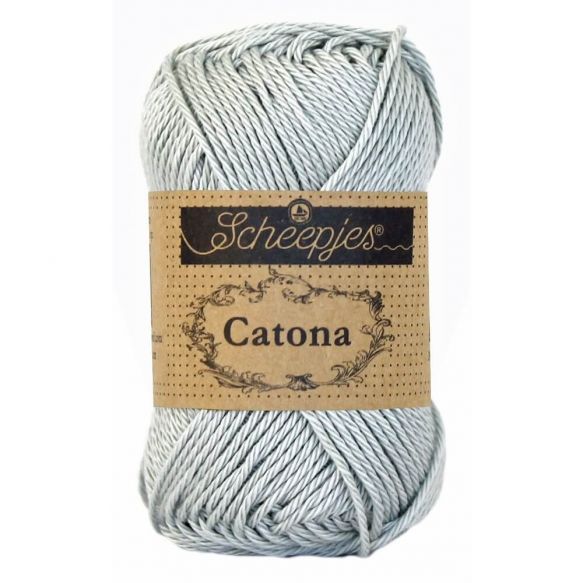 Scheepjes Catona 50gm - 172 Light Silver