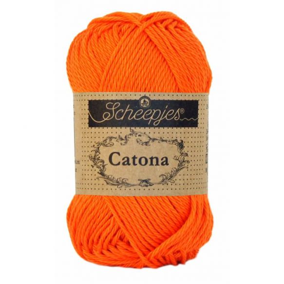 Scheepjes Catona 50gm - 189 Royal Orange