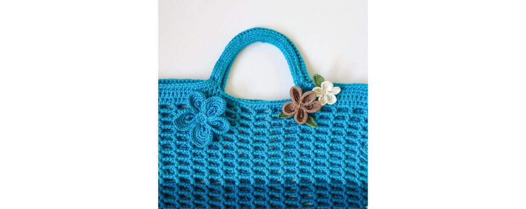 Flower Market Bag Yarn Pack by Kwannie Cheng