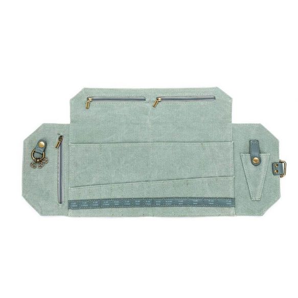 FURTHER REDUCED!! Della Q Maker's Canvas Needle Case - LAST ONES - MAROON ONLY