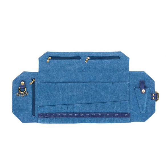 FURTHER REDUCED!! Della Q Maker's Canvas Needle Case - LAST ONES - MAROON ONLY