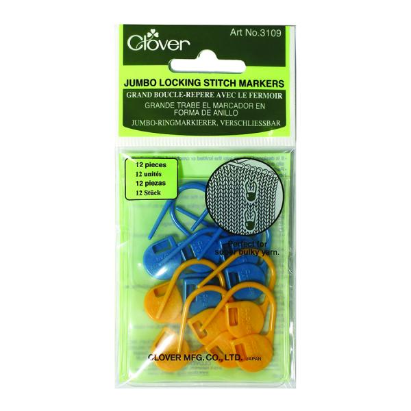 Clover Stitch Markers Jumbo